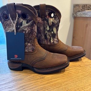 Durango Saddle Brown & Camo Boots